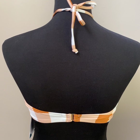 Antonio Melani Plaid Swimsuit Bikini Top - Picture 5 of 6